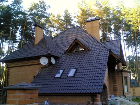 Приклад-3 покрівлі Браас Рубін 9V